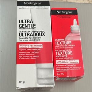 Neutrogena Ultra Gentle Face Gel - Red and White